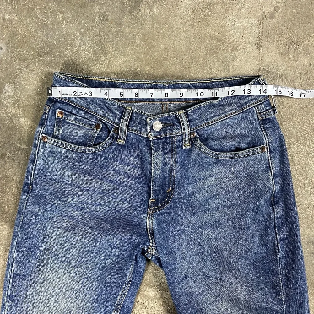 Levi's‎ 511 Jeans Size 29x32 Blue Medium Wash Denim Slim Fit Straight Fit Casual